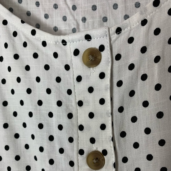 Torrid polka dot blouse top - Picture 4 of 6